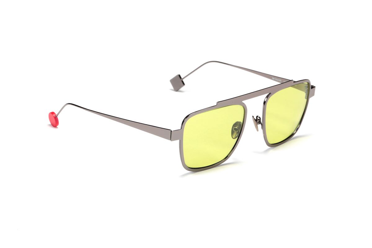 138 rutherium polished | light green glasses