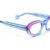 676 bleu clair translucide brillant | rose fluo brillant