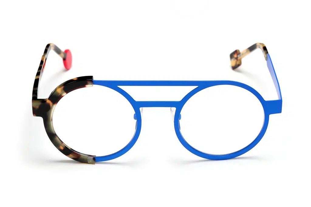 be zoom 828 jaune fluo satin | écaille kaki brillant